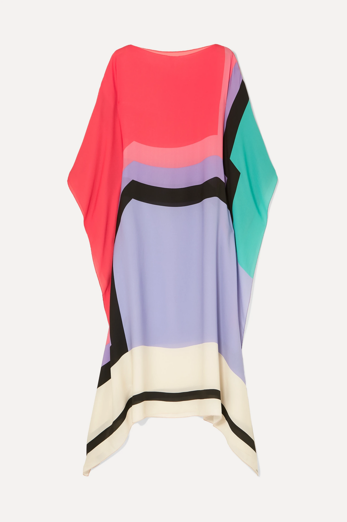 Iria | Elegant Caftan with Geometric Print