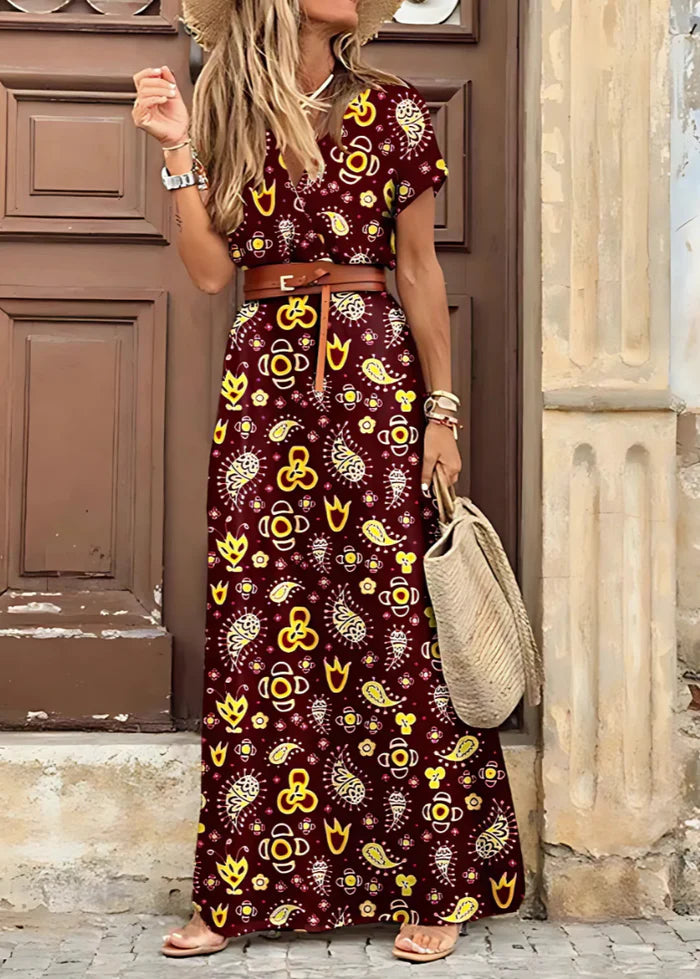 Alanis™ - Elegant Bohemian Maxi Dress