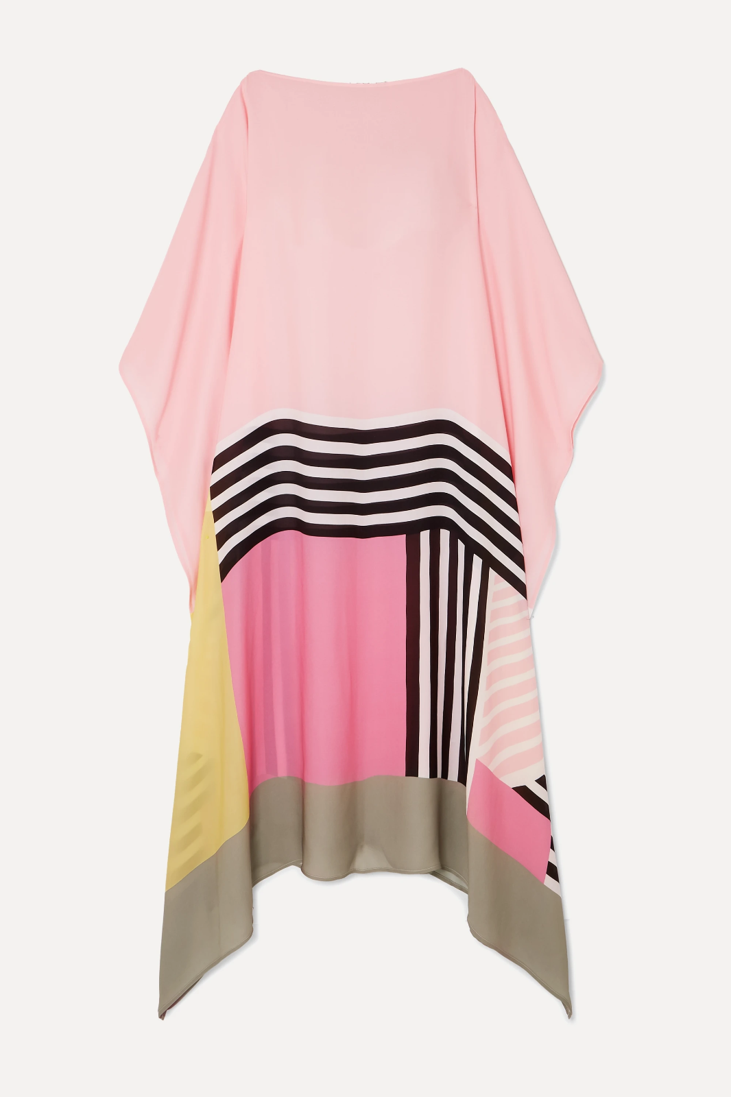 Iria | Elegant Caftan with Geometric Print